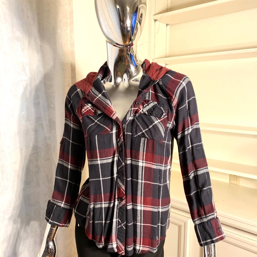 Plaid button up shirt